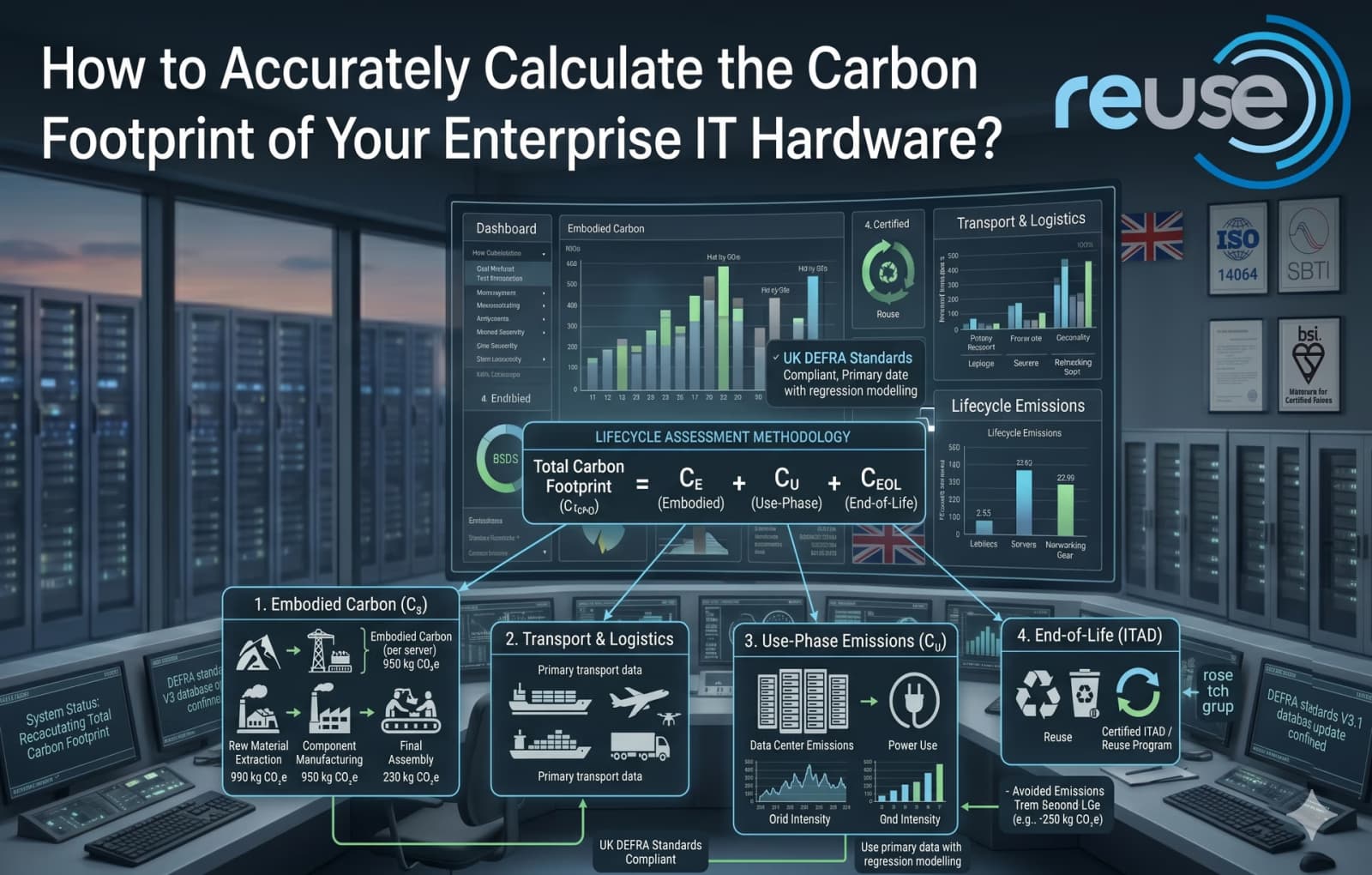 How to Accurately Calculate the Carbon Footprint of Your Enterprise IT Hardware