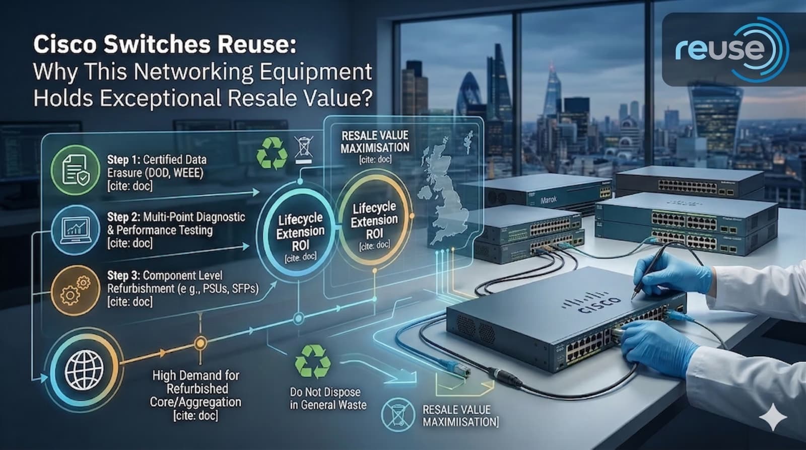 Cisco Switches Reuse: Why This Networking Equipment Holds Exceptional Resale Value in the UK Market