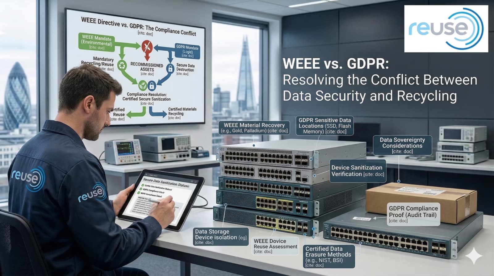 WEEE vs. GDPR: Resolving the Conflict Between Data Security and Recycling