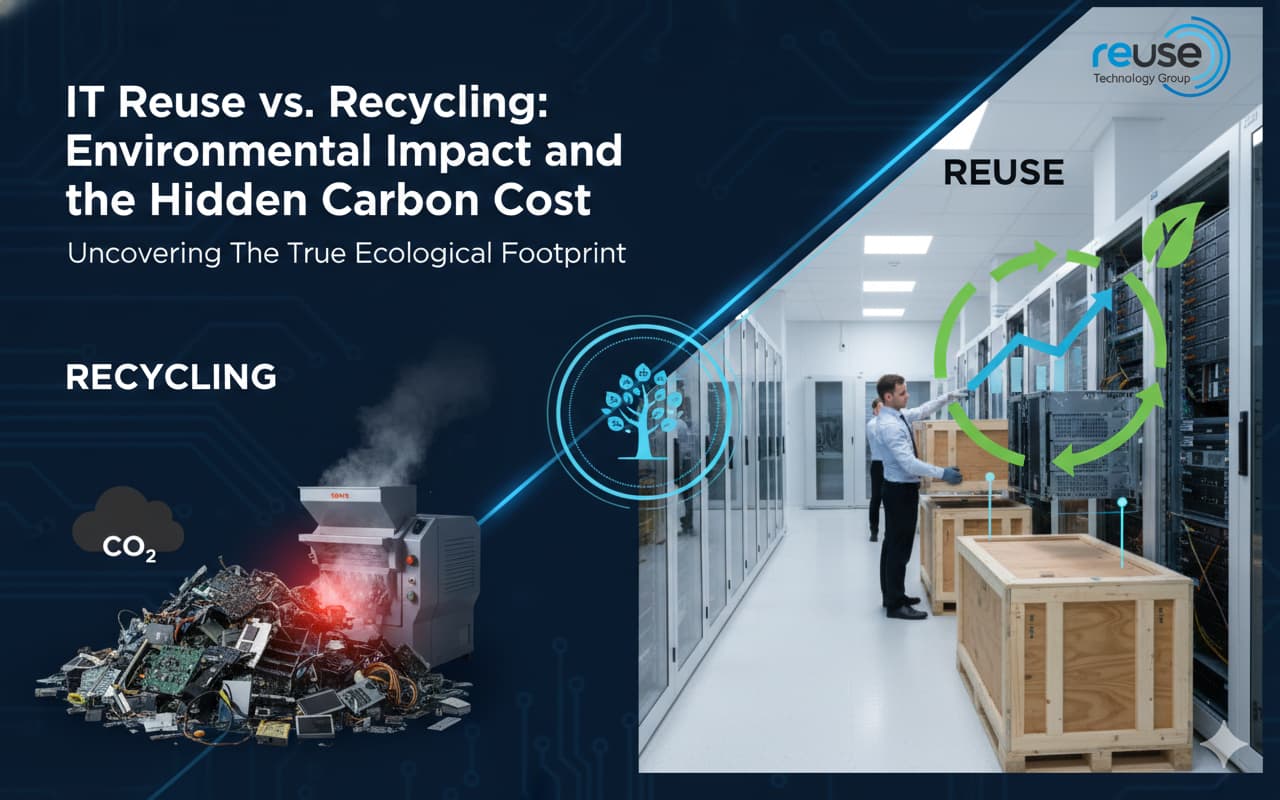 IT Reuse vs. Recycling: Environmental Impact and the Hidden Carbon Cost